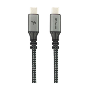 Mostrar detalhes de CABO USB 4 THUNDERBOLT 40G 100W 1M 5+ - 018-7810 Imagem de CABO USB 4 THUNDERBOLT 40G 100W 1M 5+ - 018-7810