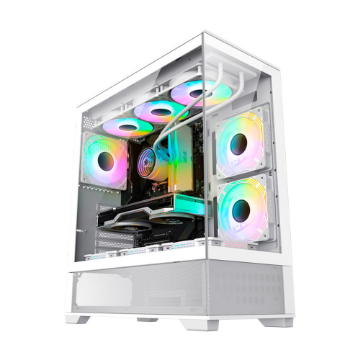 Mostrar detalhes de GABINETE GAMER GAMEMAX VISTA AW ATX/ITX/E-ATX BRANCO - X214100901971 Imagem de GABINETE GAMER GAMEMAX VISTA AW ATX/ITX/E-ATX BRANCO - X214100901971