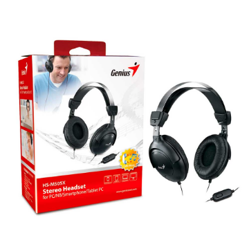 Mostrar detalhes de HEADSET GENIUS HS-M505X PRETO Imagem de HEADSET GENIUS HS-M505X PRETO