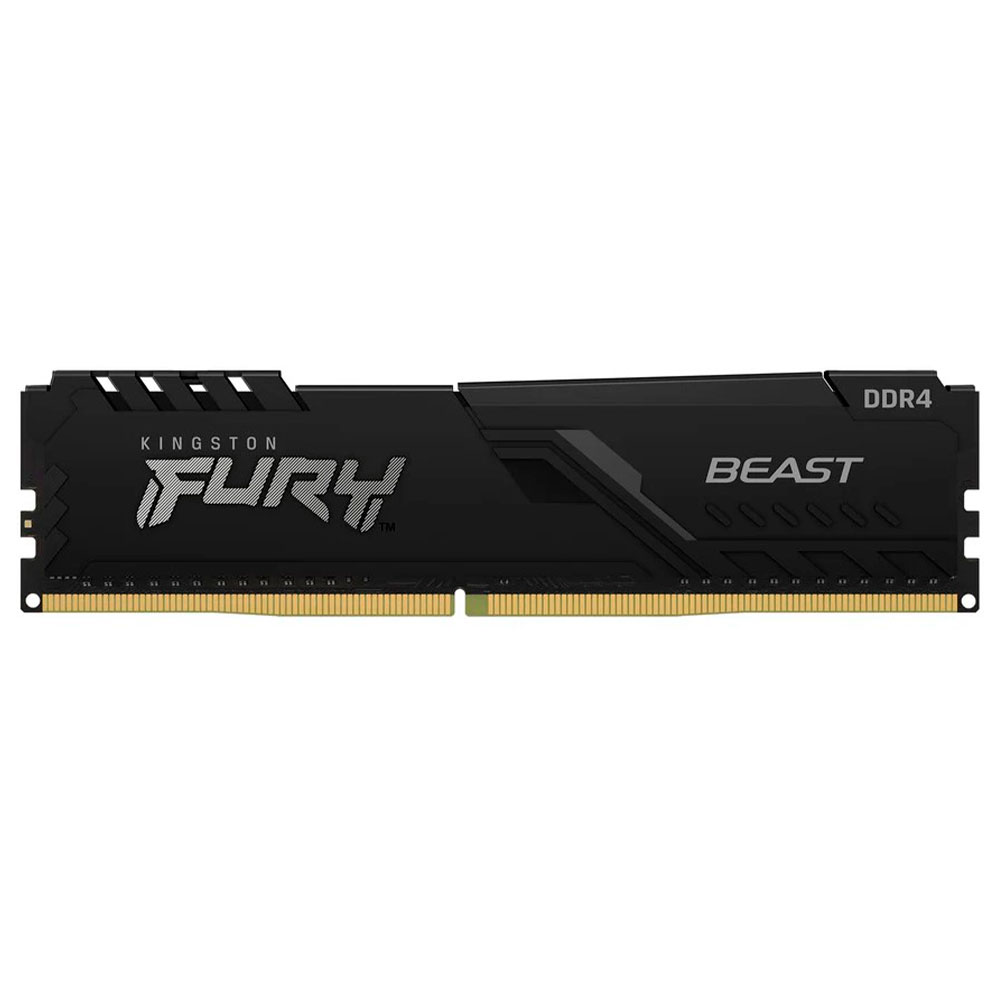 Imagem de MEMORIA KINGSTON FURY BEAST 8GB DDR4 3200MHZ 1.35V BLACK DESKTOP -  KF432C16BB/8WP