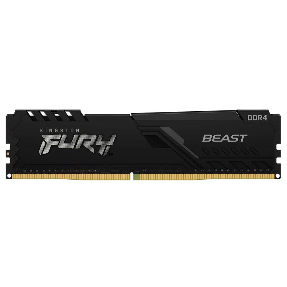 Imagem de MEMORIA KINGSTON FURY BEAST 16GB DDR4 3200MHZ 1.35V BLACK DESKTOP - KF432C16BB1/16WP