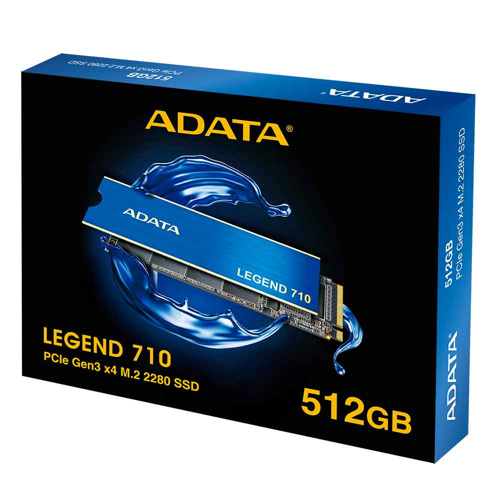 Mostrar detalhes de SSD ADATA LEGEND 710 512GB M.2 2280 NVME PCIE 3.0 - ALEG-710-512GCS Imagem de SSD ADATA LEGEND 710 512GB M.2 2280 NVME PCIE 3.0 - ALEG-710-512GCS