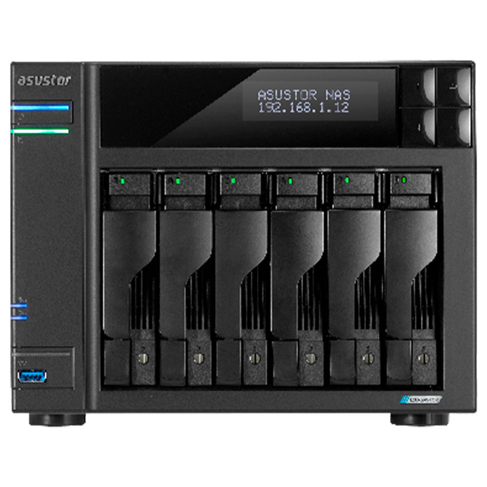 Mostrar detalhes de STORAGE NAS ASUSTOR TORRE S/HD 6 BAIAS INTEL CELERON N5105 2 PORTAS LAN 2.5GB - AS6706T-BR Imagem de STORAGE NAS ASUSTOR TORRE S/HD 6 BAIAS INTEL CELERON N5105 2 PORTAS LAN 2.5GB - AS6706T-BR