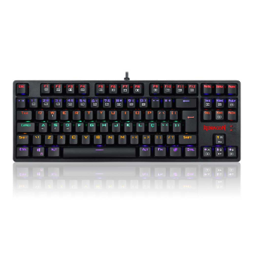 Imagem de TECLADO REDRAGON MECANICO GAMER DAKSA PTO RAINBOW SWITCH AZUL ABNT2 K576R-1 (PT-BLUE)