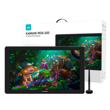 Mostrar detalhes de MESA DIGITALIZADORA RDS220 HUION KAMVAS - TAMANHO 22", TELA QHD 2,5K Imagem de MESA DIGITALIZADORA RDS220 HUION KAMVAS - TAMANHO 22", TELA QHD 2,5K