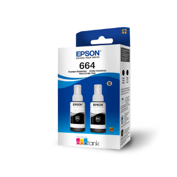 Mostrar detalhes de KIT GARRAFA EPSON 2 UNIDADES T664120 Imagem de KIT GARRAFA EPSON 2 UNIDADES T664120