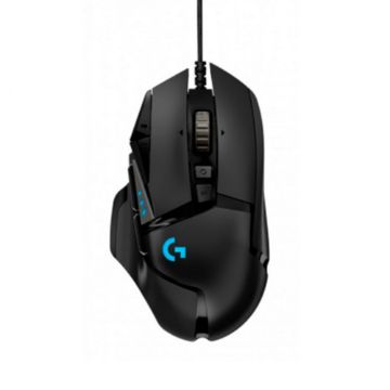 Mostrar detalhes de MOUSE LOGITECH GAMER G502 HERO OPT USB PTO RES.100 A 16000 DPI Imagem de MOUSE LOGITECH GAMER G502 HERO OPT USB PTO RES.100 A 16000 DPI