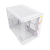 Imagem de GABINETE GAMER REDRAGON WIDELOAD EXTREME BRANCO VIDRO CURVADO CA-605W