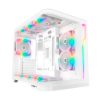 Imagem de GABINETE GAMER REDRAGON WIDELOAD EXTREME BRANCO VIDRO CURVADO CA-605W