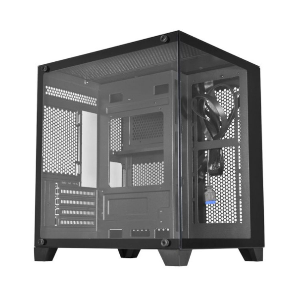 Imagem de GABINETE GAMER K-MEX AQUARIO CG-0405 PRETO MICRO ATX COM FAN