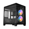 Imagem de GABINETE GAMER K-MEX AQUARIO CG-0405 PRETO MICRO ATX COM FAN