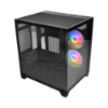 Imagem de GABINETE GAMER K-MEX AQUARIO CG-0405 PRETO MICRO ATX COM FAN