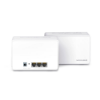 Imagem de ROTEADOR MESH WI-FI 6 MERCUSYS HALO H80X (2-PACK) AX3000 DUALBAND 3 PORTAS GIGABIT