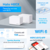 Imagem de ROTEADOR MESH WI-FI 6 MERCUSYS HALO H80X (2-PACK) AX3000 DUALBAND 3 PORTAS GIGABIT