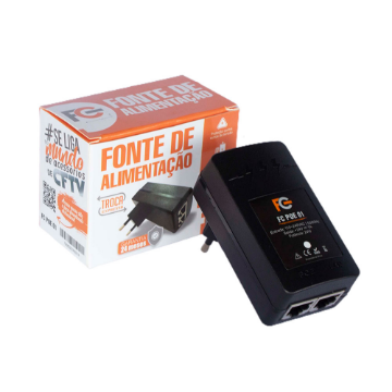 Mostrar detalhes de FONTE ELETRONICA POE 48V 0,5A - FCPOE02 - FC FONTES Imagem de FONTE ELETRONICA POE 48V 0,5A - FCPOE02 - FC FONTES