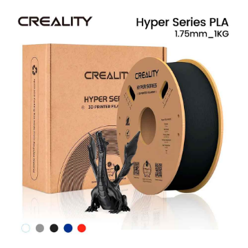Mostrar detalhes de FILAMENTO CREALITY HYPER PLA (BLACK) 1,75MM 3301010343 Imagem de FILAMENTO CREALITY HYPER PLA (BLACK) 1,75MM 3301010343
