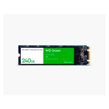 Mostrar detalhes de SSD M.2 2280 WD GREEN 240GB SATA 3 - WDS240G3G0B Imagem de SSD M.2 2280 WD GREEN 240GB SATA 3 - WDS240G3G0B