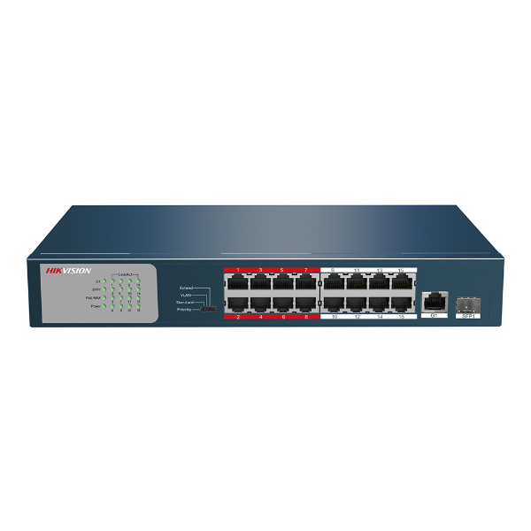 Imagem de SWITCH POE DS-3E0318P-E/M(B) HIKVISION