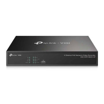 Mostrar detalhes de GRAVADOR NVR DE VIDEO DE REDE POE+ DE 4 CANAIS VIGI NVR1004H-4P TPLINK TPN0400 Imagem de GRAVADOR NVR DE VIDEO DE REDE POE+ DE 4 CANAIS VIGI NVR1004H-4P TPLINK TPN0400