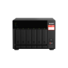 Imagem de STORAGE NAS QNAP 6 BAIAS AMD RYZEN V1500B 4 CORE, 2.2 GHz, 8GB RAM, 2x 2.5GBE, TORRE - TS-673A-8G