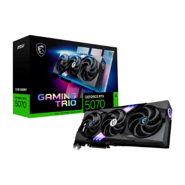 Mostrar detalhes de PLACA DE VIDEO MSI GEFORCE RTX 5070 GAMING TRIO OC 12GB GDDR7 192BITS 912-V532-019 Imagem de PLACA DE VIDEO MSI GEFORCE RTX 5070 GAMING TRIO OC 12GB GDDR7 192BITS 912-V532-019
