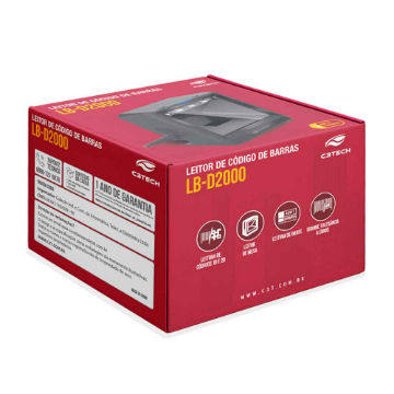 Mostrar detalhes de LEITOR DE CODIGO DE BARRAS FIXO C3TECH 1D/2D USB LB-D2000BK Imagem de LEITOR DE CODIGO DE BARRAS FIXO C3TECH 1D/2D USB LB-D2000BK