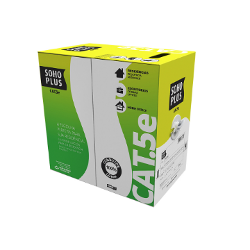 Mostrar detalhes de CABO REDE LAN FURUKAWA SOHOPLUS CAT5E U/UTP CMX BRANCO CERTIFICADO CX 305M Imagem de CABO REDE LAN FURUKAWA SOHOPLUS CAT5E U/UTP CMX BRANCO CERTIFICADO CX 305M