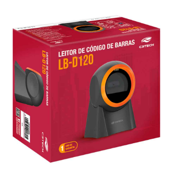 Mostrar detalhes de LEITOR DE CODIGO DE BARRAS C3TECH 1D/2D USB LB-D120BK Imagem de LEITOR DE CODIGO DE BARRAS C3TECH 1D/2D USB LB-D120BK