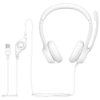 Imagem de FONE DE OUVIDO MIC LOGITECH H390 USB BRANCO