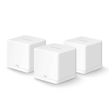 Mostrar detalhes de ROTEADOR WI-FI MESH HALO H30G (3 PACK) MERCUSYS AC1300 Imagem de ROTEADOR WI-FI MESH HALO H30G (3 PACK) MERCUSYS AC1300