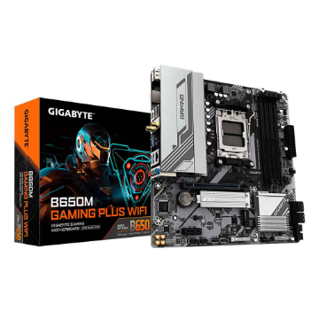 Mostrar detalhes de PLACA MAE (AMD) GIGABYTE B650M GAMING PLUS WIFI 1.0 DDR5 AM5 Imagem de PLACA MAE (AMD) GIGABYTE B650M GAMING PLUS WIFI 1.0 DDR5 AM5