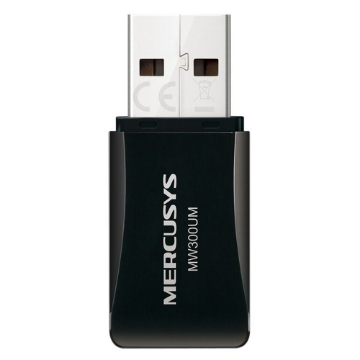Mostrar detalhes de MINI ADAPTADOR USB WIRELESS N300 MERCUSYS MW300UM Imagem de MINI ADAPTADOR USB WIRELESS N300 MERCUSYS MW300UM