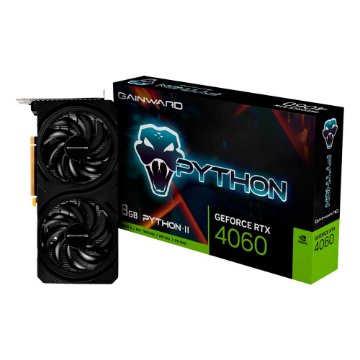Mostrar detalhes de PLACA DE VIDEO GAINWARD GEFORCE RTX 4060 PYTHON II 8GB GDDR6 128BITS NE64060019P1-1070V Imagem de PLACA DE VIDEO GAINWARD GEFORCE RTX 4060 PYTHON II 8GB GDDR6 128BITS NE64060019P1-1070V