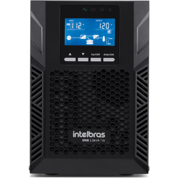 Mostrar detalhes de NOBREAK INTELBRAS 1500VA/1350W SENOIDAL ONLINE MONO/120V 4822026 DNB 1.5 TW Imagem de NOBREAK INTELBRAS 1500VA/1350W SENOIDAL ONLINE MONO/120V 4822026 DNB 1.5 TW
