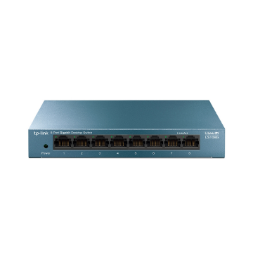Mostrar detalhes de SWITCH 8 PORTAS 10/100/1000 TP-LINK LS108G Imagem de SWITCH 8 PORTAS 10/100/1000 TP-LINK LS108G