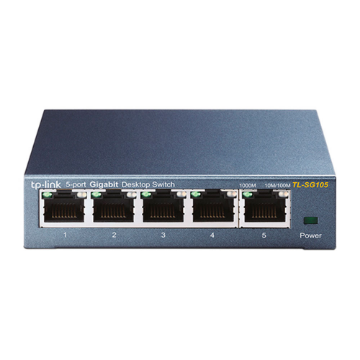 Mostrar detalhes de SWITCH 5P 10/100/1000 TP-LINK TL-SG105 Imagem de SWITCH 5P 10/100/1000 TP-LINK TL-SG105