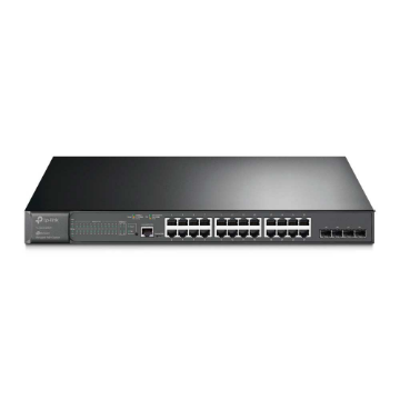 Mostrar detalhes de SWITCH GERENCIAVEL L2+ TP-LINK SG3428MP COM 24 PORTAS GIGABIT POE+ E 4 SLOTS SFP JETSTREAM Imagem de SWITCH GERENCIAVEL L2+ TP-LINK SG3428MP COM 24 PORTAS GIGABIT POE+ E 4 SLOTS SFP JETSTREAM