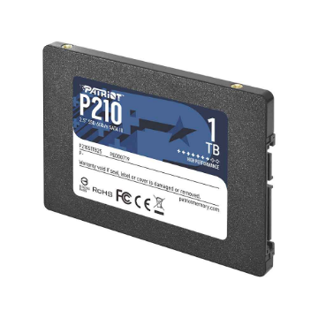 Mostrar detalhes de SSD PATRIOT P210 1TB 2,5" SATA 3 - P210S1TB25 Imagem de SSD PATRIOT P210 1TB 2,5" SATA 3 - P210S1TB25