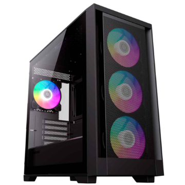 Imagem de GABINETE GAMER GAMEMAX DEFENDER M-ATX PRETO - X614100901735