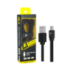 Imagem de CABO MICRO USB PARA USB A  5GB FLAT 1.20M PRETO 5+ - 018-0042