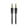Imagem de CABO P2 ESTEREO FLAT 1.20M  PRETO 5+ - 018-0022