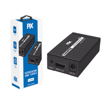 Imagem de EXTENSOR HDMI CAT5E/6 1080P 60 METROS PIX - 075-7160