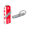 Imagem de HUB USB-C 3.0 5 PORTAS COM LEITOR SD/TF 5+ - 018-7452