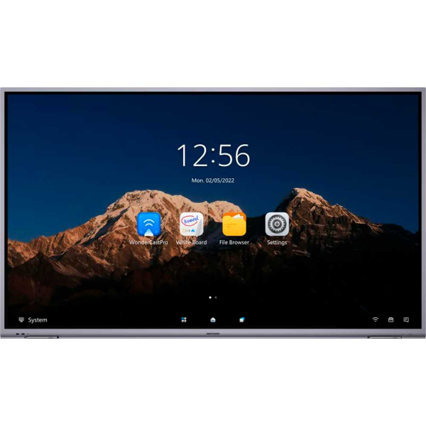Imagem de TELA INTERATIVA HIKVISION DISPLAY DIGITAL LOUSA / 86'' /CORTEX-A73*2+CORTEX-A53*2 / 3GB / 32GB SDCARD/ WIFI / ANDROID / WEBCAM 8MP / OPS/OPS-C / DS-D5B86RB/B