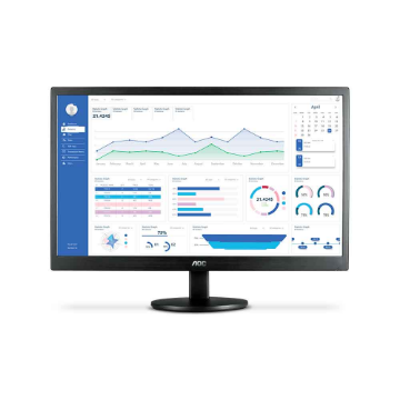 Mostrar detalhes de MONITOR 18,5" AOC LED E970SWHNL WIDESCREEN VGA / HDMI Imagem de MONITOR 18,5" AOC LED E970SWHNL WIDESCREEN VGA / HDMI