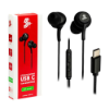 Imagem de FONE DE OUVIDO SANTANA PRETO TIPO C AURICULAR COM MICROFONE 1,20M 5+ - 043-0040
