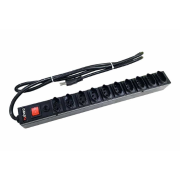 Mostrar detalhes de PDU FILTRO DE LINHA TS SHARA + PROTETOR 10 TOMADAS 20A BIVOLT CABO 1,5M PRETO METALICO - 564 Imagem de PDU FILTRO DE LINHA TS SHARA + PROTETOR 10 TOMADAS 20A BIVOLT CABO 1,5M PRETO METALICO - 564