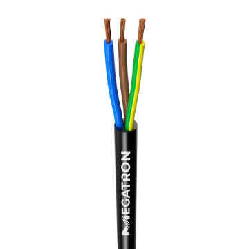 Mostrar detalhes de CABO PP FLEXIVEL 500V 3x1,00 MM 100M PR MEGATRON Imagem de CABO PP FLEXIVEL 500V 3x1,00 MM 100M PR MEGATRON