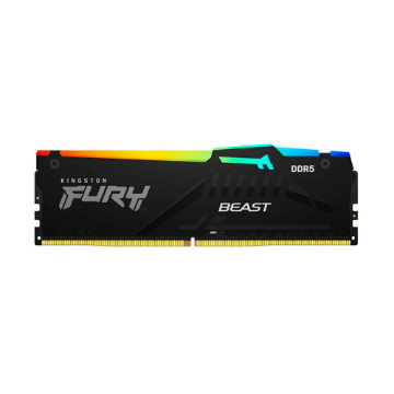 Mostrar detalhes de MEMORIA KINGSTON FURY BEAST RGB 16GB DDR5 5200MHZ 1.25V BLACK DESKTOP - KF552C40BBA-16 Imagem de MEMORIA KINGSTON FURY BEAST RGB 16GB DDR5 5200MHZ 1.25V BLACK DESKTOP - KF552C40BBA-16