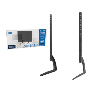 Imagem de SUPORTE TV BASE DE MESA 19" A 60" PRETO PIX - 079-0106